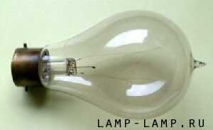 Antique BTH Edison 230v 16CP Carbon Filament Light Bulb